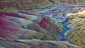 The Painted Hills in Oregon