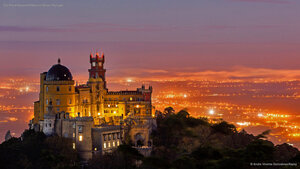 The Pena National Palace in Sintra, Portugal