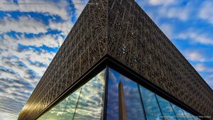 The Smithsonian Institution's National Museum of African American History and Culture in Washington, DC