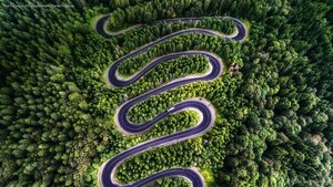 The Transfăgărășan in Transylvania, Romania