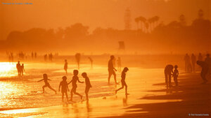 The beach at Coronado, California