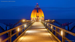 The diving gondola on Sellin Pier, Germany