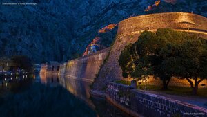 The fortifications of Kotor, Montenegro
