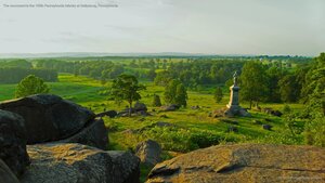 The monument to the 155th Pennsylvania Infantry at Gettysburg, Pennsylvania
