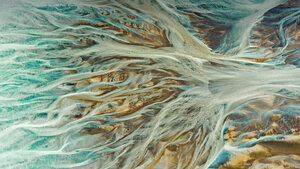 Tlikakila River Delta in Lake Clark National Park, Alaska