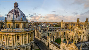 The Radcliffe Camera and All Souls College, University of Oxford, England