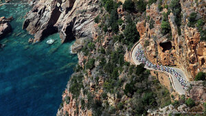 Cyclists in the 2013 Tour de France, Corsica, France