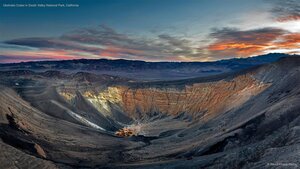 Ubehebe Crater in Death Valley National Park, California