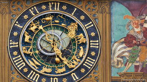 Astronomische Uhr am Rathaus von Ulm, Baden‑Württemberg