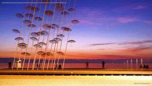 ‘Umbrellas,’ by George Zongolopoulos, Macedonian Museum of Contemporary Art, Thessaloniki, Greece