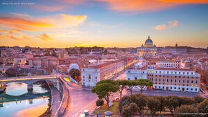 Vatican City with St. Peter's Basilica