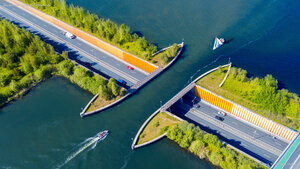 Veluwemeer Aqueduct, Netherlands