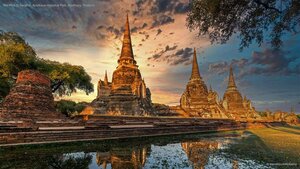 Wat Phra Si Sanphet, Ayutthaya Historical Park, Ayutthaya, Thailand