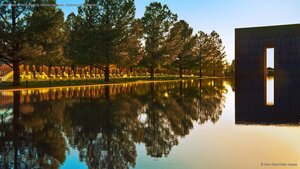 West Gate at Oklahoma City National Memorial, Oklahoma City, Oklahoma
