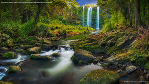 Whangārei Falls near the city of Whangārei, North Island, New Zealand