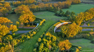 Wildlife crossing in Wierden, Netherlands