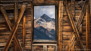 Wilson Peak seen from Alta, a ghost town in Colorado