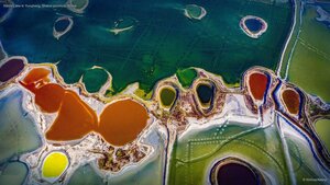 Xiechi Lake in Yuncheng, Shanxi province, China