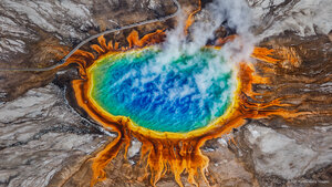 Grand Prismatic Spring, Yellowstone National Park, Wyoming