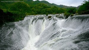 Yinlianzhui Waterfall near Anshun, Guizhou Province, China
