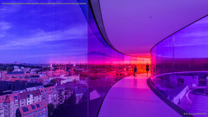 ‘Your rainbow panorama,’ an installation by Olafur Eliasson, ARoS Aarhus Kunstmuseum, Aarhus, Denmark