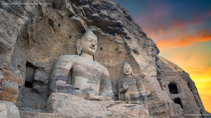 Grotte di Yungang, Datong, provincia di Shanxi, Cina